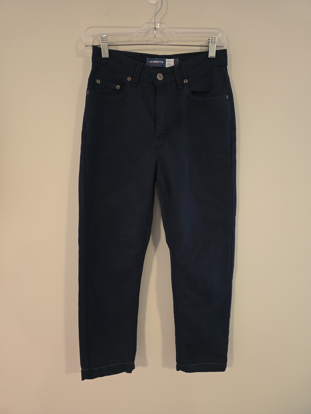 Liz Claiborne Vintage Navy Straight Leg Women's Jeans